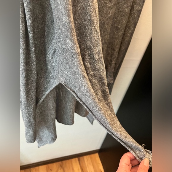 Cut25 Slighty Sheer Cotton Linen Blend Knit Sweater Unfinished Hem Size S - Picture 3 of 6